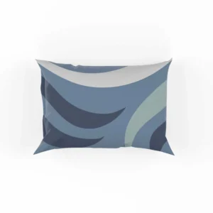 Simple Wavy Lines Pattern Pillow Case