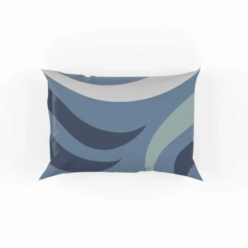 Simple Wavy Lines Pattern Pillow Case