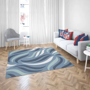 Simple Wavy Lines Pattern Rug 2