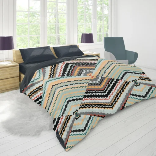 Sketch Lines Endless Style Duvet Cover 1