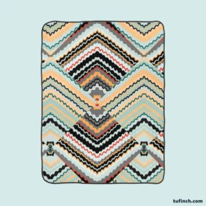 Sketch Lines Endless Style Fleece Blanket 1