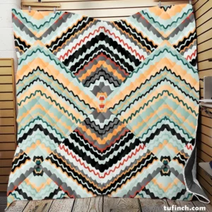 Sketch Lines Endless Style Quilt Blanket