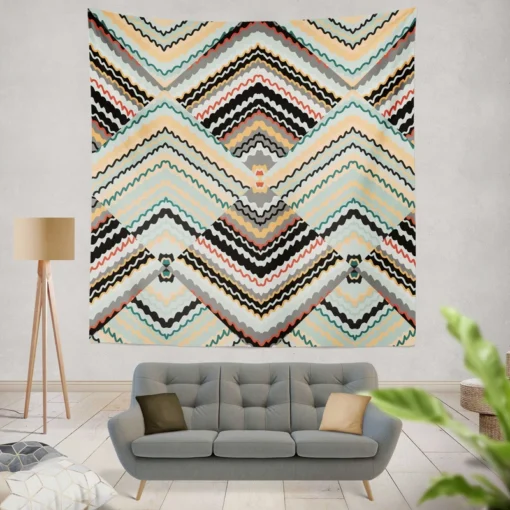 Sketch Lines Endless Style Wall Tapestry