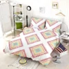 Sketched Ethnic Square Tribal Pattern Bedding Set