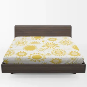 Sketched Sun Pattern Fitted Sheet 1