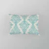 Sky Blue Classic Damask Design Pillow Case