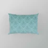 Sky Blue Vintage Damask Pillow Case