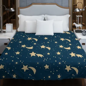 Sky Full Of Tailed Stars Duvet Cover