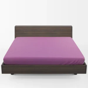 Sky Magenta Color Fitted Sheet 1