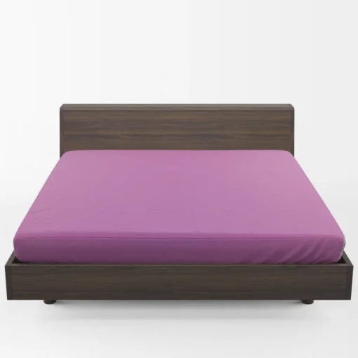 Sky Magenta Color Fitted Sheet 1