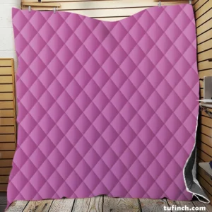 Sky Magenta Color Quilt Blanket