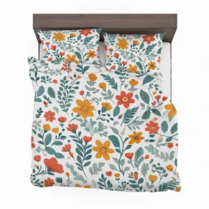 Small Floral Spring Blossom Pattern Bedding Set 2