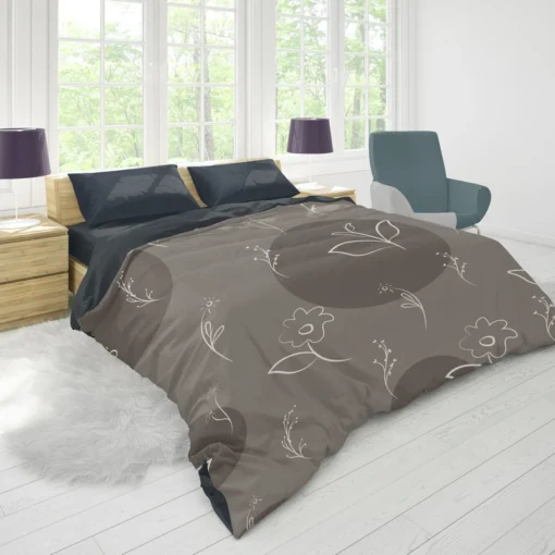 Small Floral Vintage Minimal Duvet Cover 1