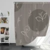 Small Floral Vintage Minimal Shower Curtain