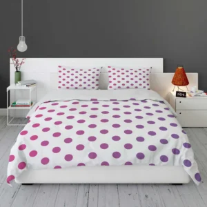 Small Gradient Colored Polka Dots Bedding Set 1