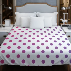 Small Gradient Colored Polka Dots Duvet Cover