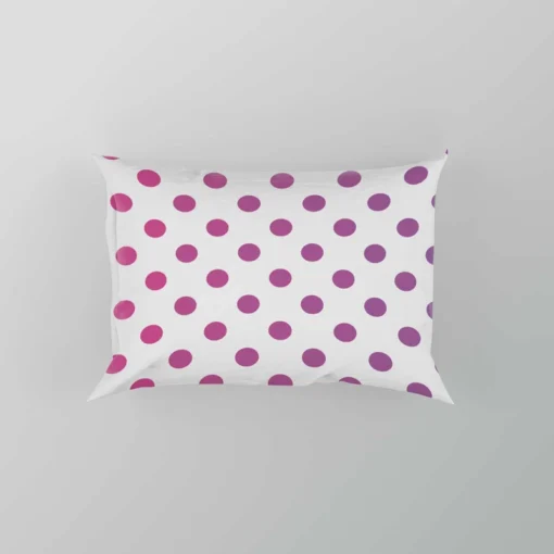 Small Gradient Colored Polka Dots Pillow Case