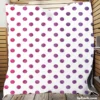 Small Gradient Colored Polka Dots Quilt Blanket