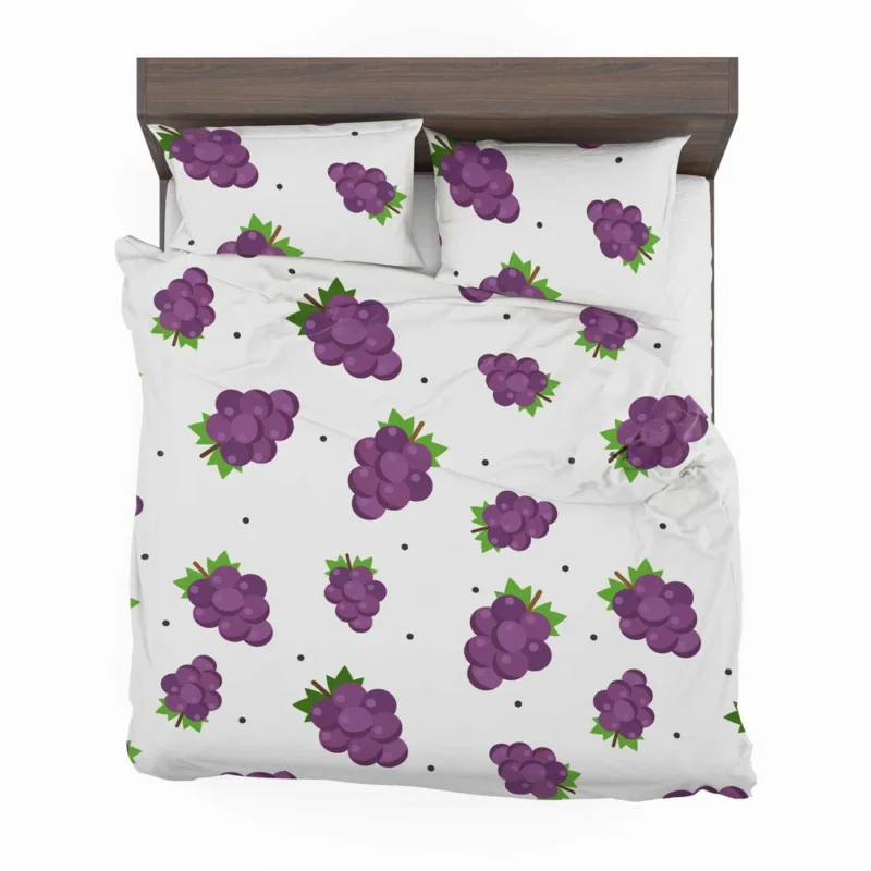 Small Grapes Bunch Pattern Bedding Set 2