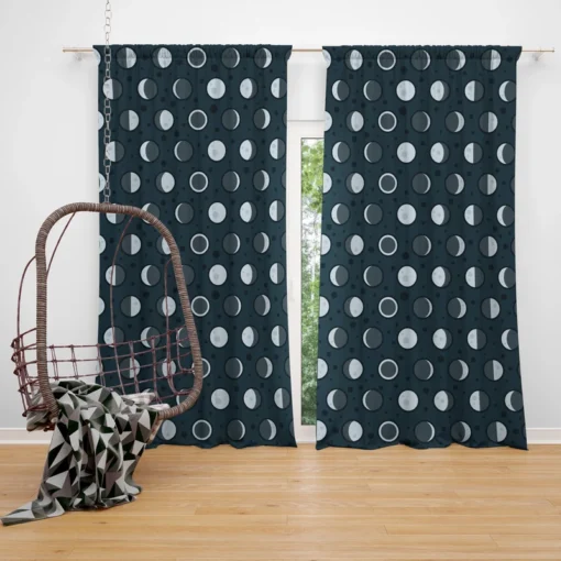 Small Polka Dots Pattern Curtain