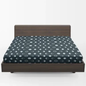 Small Polka Dots Pattern Fitted Sheet 1