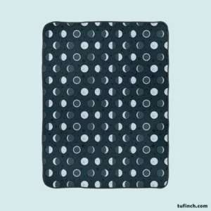 Small Polka Dots Pattern Fleece Blanket 1