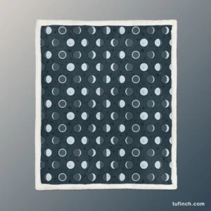 Small Polka Dots Pattern Sherpa Fleece Blanket 1