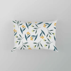 Small Yellow Flower Pattern Pillow Case