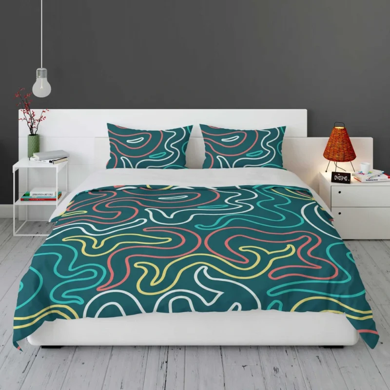 Smooth Tapered Stripe Pattern Bedding Set 1