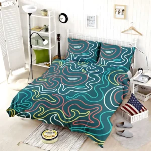 Smooth Tapered Stripe Pattern Bedding Set