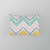 Soft Striped Chevron Design Pillow Case