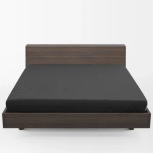 Solid Black Color Fitted Sheet 1