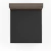 Solid Black Color Fitted Sheet