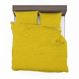 Solid Color Yellow Background Bedding Set 2