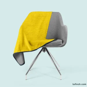 Solid Color Yellow Background Fleece Blanket 2