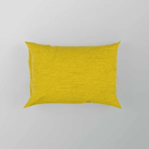 Solid Color Yellow Background Pillow Case