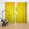 Solid Dark Yellow Color Curtain