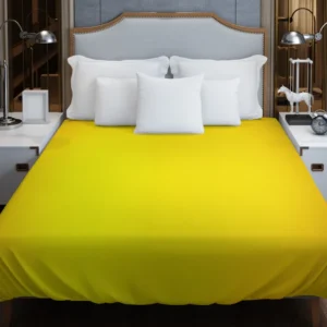 Solid Dark Yellow Color Duvet Cover