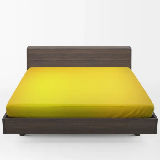 Solid Dark Yellow Color Fitted Sheet 1