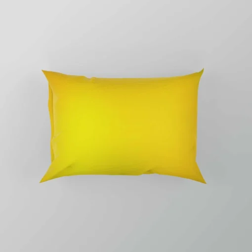 Solid Dark Yellow Color Pillow Case