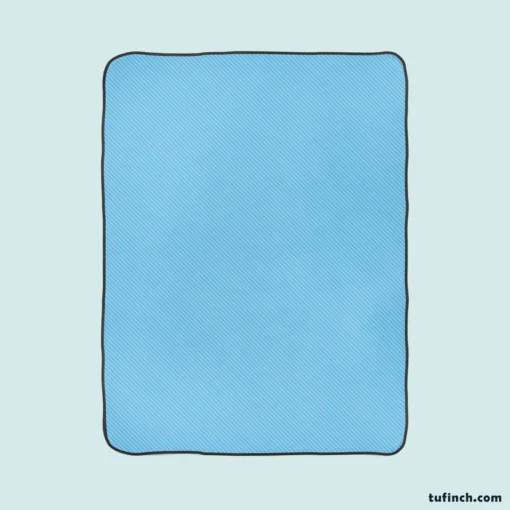 Solid Ice Blue Color Fleece Blanket 1