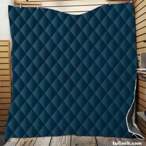 Solid Navy Blue Color Quilt Blanket