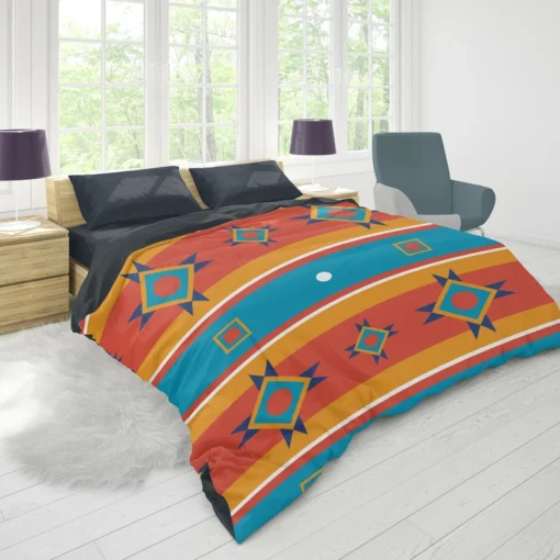 South American Tribal Pattern Duvet Cover 1