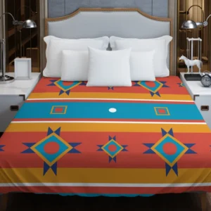 South American Tribal Pattern Duvet Cover