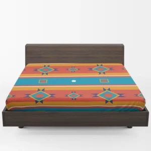 South American Tribal Pattern Fitted Sheet 1