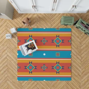 South American Tribal Pattern Rug