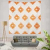 Southwestern Argyle Triangle Tribal Design Wall Tapestry