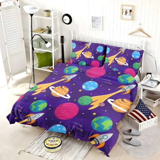 Space And Universe Exploration Bedding Set