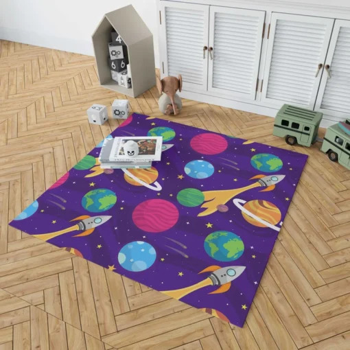 Space And Universe Exploration Rug 1