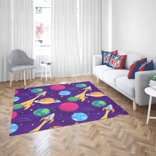 Space And Universe Exploration Rug 2